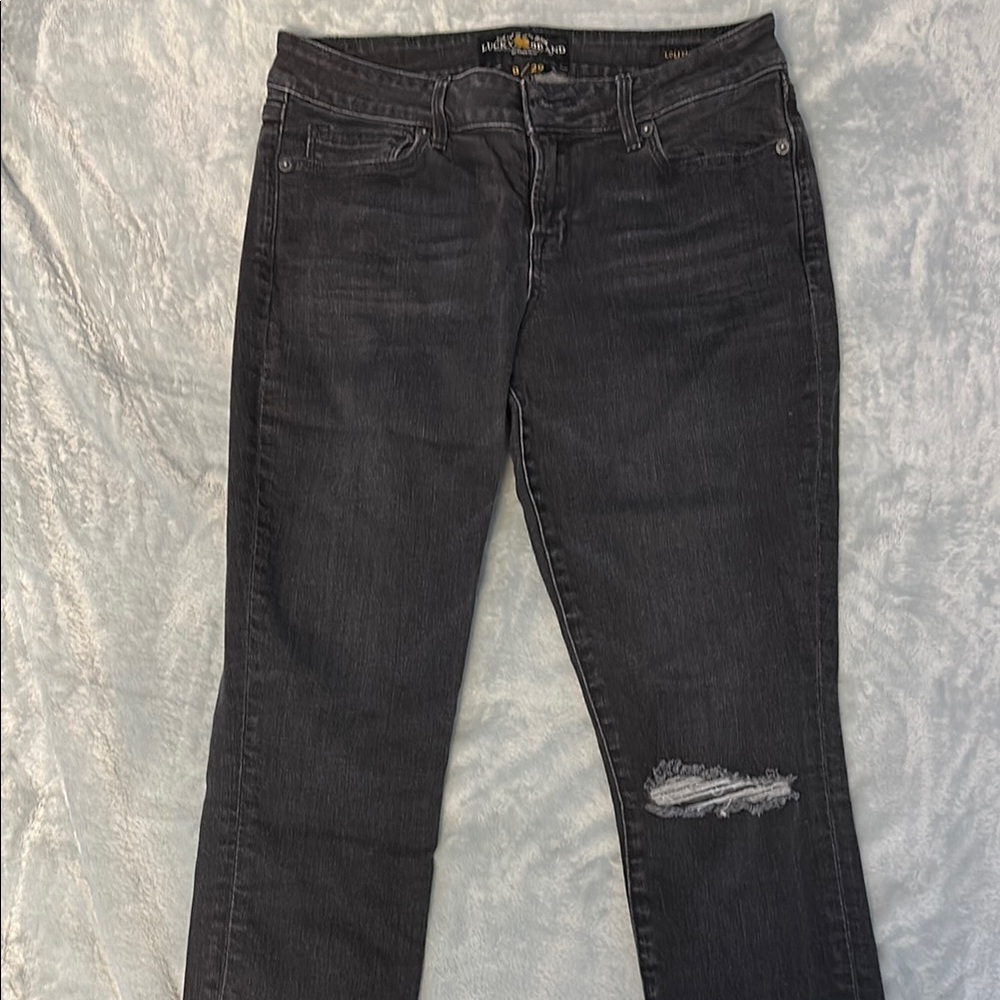 Lucky brand Black Distressed Women's Jeans